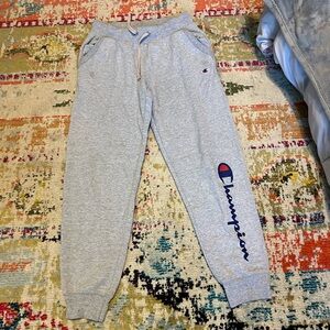 Grey champion sweatpants size medium